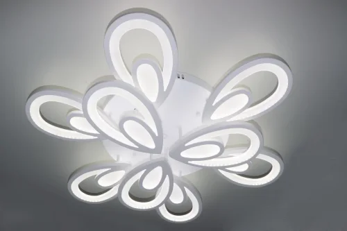 Светильник потолочный LED с пультом INNOVATION STYLE 83003 Natali Kovaltseva белый на 1 лампу, основание белое в стиле хай-тек с пультом фото 9